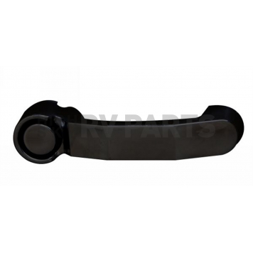 Rampage Exterior Door Handle - Black Powder Coated Steel Single - 87501