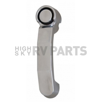 Rampage Exterior Door Handle - Silver Polished Stainless Steel Single - 87500