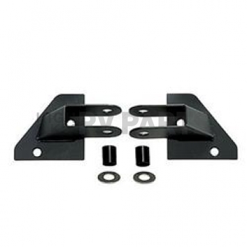 Rugged Ridge Exterior Mirror Relocation Bracket Painted Black Steel Set Of 2 - 1102501
