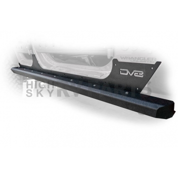 DV8 Offroad Rocker Panel Guard - Black Tube Powder Coated Steel Set Of 2 - SRSOTB-13