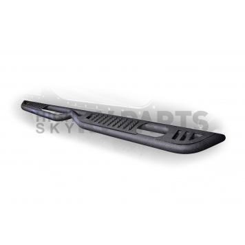 DV8 Offroad Rocker Panel Guard - Black Round Tube Powder Coated Steel Set Of 2 - SRSOTB-06