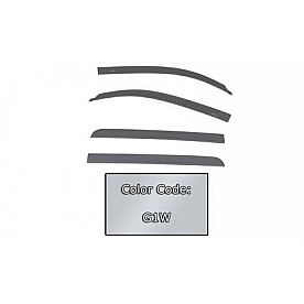 Auto Ventshade (AVS) Rainguard - White Frost Tricoat - Vehicle Color Code G1W Acrylic Set Of 4 - 894040G1W