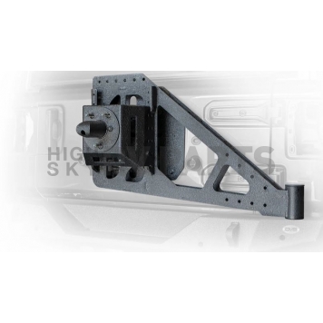 DV8 Offroad Spare Tire Carrier Black DV8 Offroad RBJL-01/ RBJL-06 Bumper Mount - TCJL-06