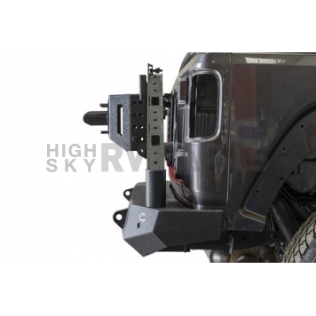 DV8 Offroad Spare Tire Carrier Black DV8 Offroad RBJL-01/ RBJL-06 Bumper Mount - TCJL-06-3