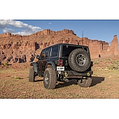 Rugged Ridge Heavy-Duty Bumper 1-Piece Design Steel Black - 11540.36