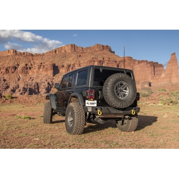 Rugged Ridge Heavy-Duty Bumper 1-Piece Design Steel Black - 11540.36