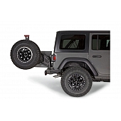 Warn Industries Spare Tire Carrier Steel Bumper Mount Black - 102255