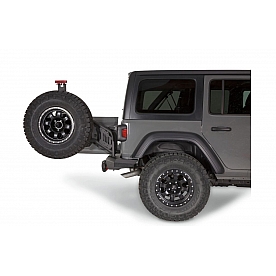 Warn Industries Spare Tire Carrier Steel Bumper Mount Black - 102255