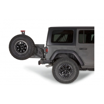 Warn Industries Spare Tire Carrier Steel Bumper Mount Black - 102255