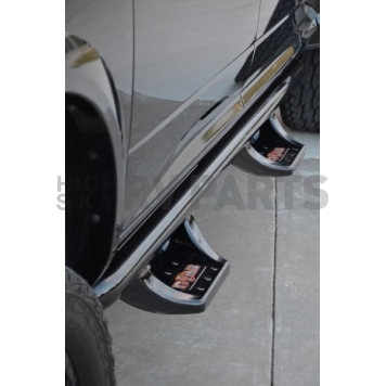 N-Fab Nerf Bar 3 Inch Steel Round - NDJ0764-2
