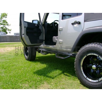 N-Fab Nerf Bar 3 Inch Steel Round - J0764-GB