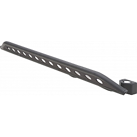 Smittybilt Rocker Panel Guard - Round Tube Steel Black Textured Powder Coated - 76645