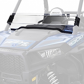 Kolpin Windshield - Half-Fixed Polycarbonate Clear - 2771