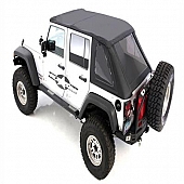 Smittybilt Soft Top - Black Diamond Fastback Top Fabric - 9083235