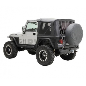 Smittybilt Soft Top - Black Diamond Standard Top OEM Style Fabric - 9080235
