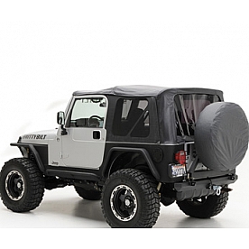 Smittybilt Soft Top - Black Diamond Standard Top Canvas - 9086235