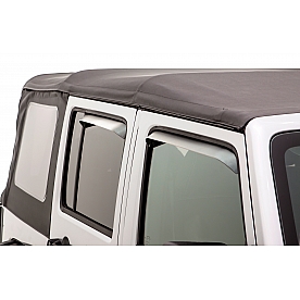 Auto Ventshade (AVS) Rainguard - Polished Stainless Steel Set Of 4 - 14918