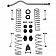 Rubicon Express Standard 3.5 Inch Lift Kit Suspension - JL7142