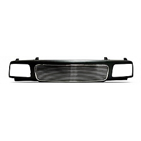 Street Scene Grille - Silver Aluminum - 95075544