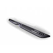 DV8 Offroad Rocker Panel Guard - Black Round Tube Powder Coated Steel Set Of 2 - SRJL-02
