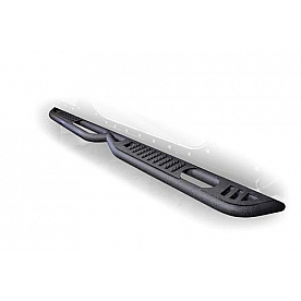 DV8 Offroad Rocker Panel Guard - Black Round Tube Powder Coated Steel Set Of 2 - SRJL-02