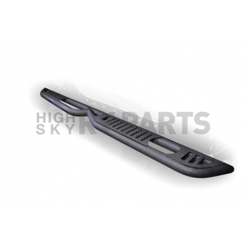 DV8 Offroad Rocker Panel Guard - Black Round Tube Powder Coated Steel Set Of 2 - SRJL-02