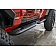 DV8 Offroad Rocker Panel Guard - Black Round Tube Powder Coated Steel Set Of 2 - SRJL-02