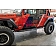 DV8 Offroad Rocker Panel Guard - Black Round Tube Powder Coated Steel Set Of 2 - SRJL-02