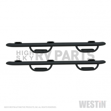 Westin Automotive Nerf Bar 4 Inch Steel Black Powder Coated - 20-4065-2