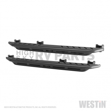 Westin Automotive Rocker Panel Guard - Flat Textured Steel Black Set Of 2 - 42-6025-1