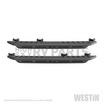 Westin Automotive Rocker Panel Guard - Flat Textured Steel Black Set Of 2 - 42-6025-2
