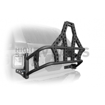 DV8 Offroad Spare Tire Carrier Black Tailgate Mount - TCJL-02