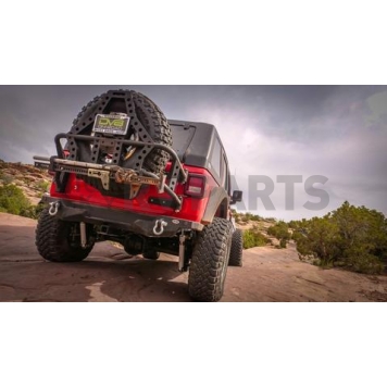 DV8 Offroad Spare Tire Carrier Black Tailgate Mount - TCJL-02-8