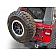 DV8 Offroad Spare Tire Carrier Black Tailgate Mount - TCJL-03