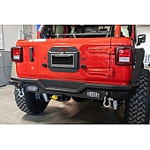 DV8 Tailgate Vent Cover - Powder Coated Steel Black - JLTS01