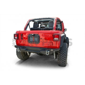 DV8 Tailgate Vent Cover - Powder Coated Steel Black - TSJL-02-2