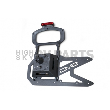 DV8 Offroad Spare Tire Carrier Black Tailgate Mount - TCJL-01