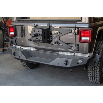 DV8 Offroad Spare Tire Carrier Black Tailgate Mount - TCJL-01-2