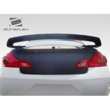 Extreme Dimensions Spoiler - 1 Piece Primered Fiberglass Black - 107669