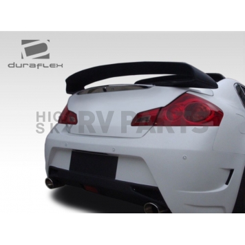 Extreme Dimensions Spoiler - 1 Piece Primered Fiberglass Black - 107669-1