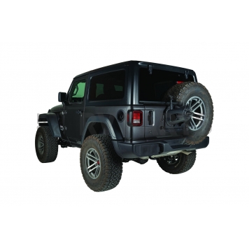 Rugged Spare Tire Carrier Spacer Black - 11585.26-12