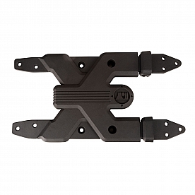 Rugged Ridge Tailgate Hinge - Powder Coated Die Cast Aluminum Black Single - 11546.56
