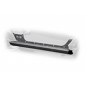 DV8 Offroad Rocker Panel Guard - Black Tube Powder Coated Steel Set Of 2 - SRJL-26
