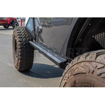 DV8 Offroad Rocker Panel Guard - Black Tube Powder Coated Steel Set Of 2 - SRJL-26-1