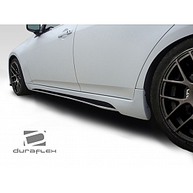 Extreme Dimensions Side Skirt - Primered Fiberglass Reinforced Plastic Black Set of 2 - 107667