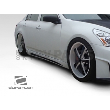Extreme Dimensions Side Skirt - Primered Fiberglass Reinforced Plastic Black Set of 2 - 107667-1