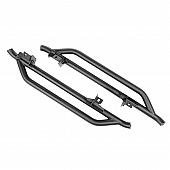 Rugged Ridge Rocker Panel Guard - Tubular Steel Black Powder Coated - 11504.37
