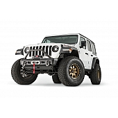 Warn Bumper Elite Series 1-Piece Design Steel Black - 101330