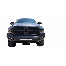 TrailFX TFX Front LD Bumper 1-Piece Design Steel Black - FLDB006TI