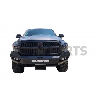 TrailFX TFX Front LD Bumper 1-Piece Design Steel Black - FLDB006TI